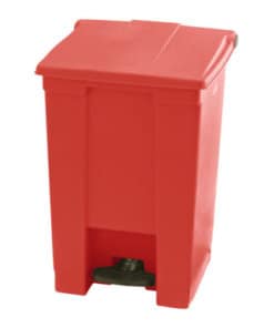 Afvalbak STEP-ON CLASSIC Rood 45 liter Rubbermaid