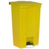 Afvalbak STEP-ON CLASSIC geel 87 liter Rubbermaid