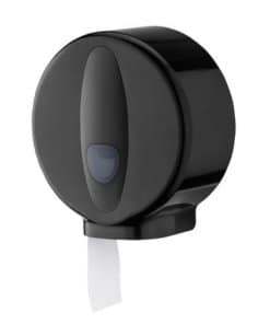 Jumboroldispenser mini kunststof zwart ABS kunststof Zwart PlastiQline 2020