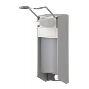 Zeep- & desinfectiemiddeldispenser 500 ml LB aluminium - ingo-man versie Aluminium Matzilver geëloxeerd MediQo-line